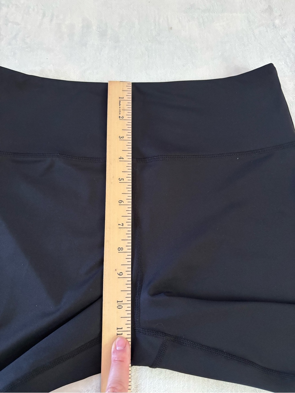 ZYIA Active Black Light n Tight Moto Leggings High Waist Activewear Size 12 - Picture 5 of 11